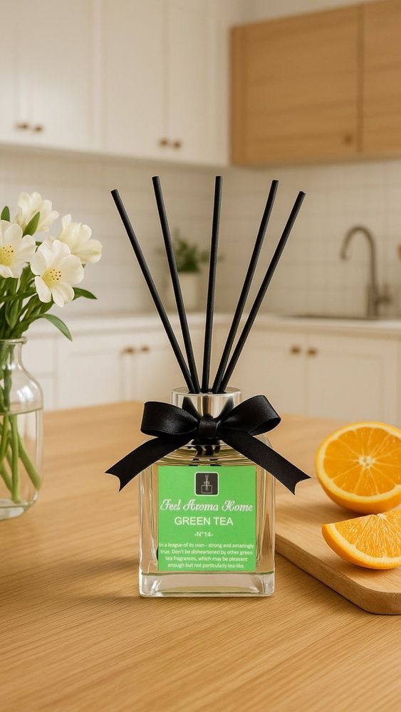 Аромадиффузор Green Tea бергамот, жасмин, мускус 100 мл. 43014 фото