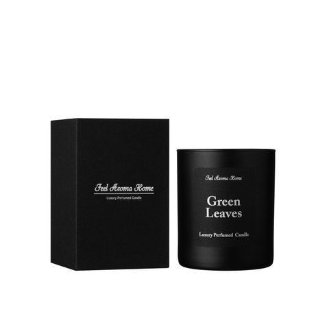Парфюмерная свеча Green Leaves ананас, мята, бамбук 200 мл. 40463 фото